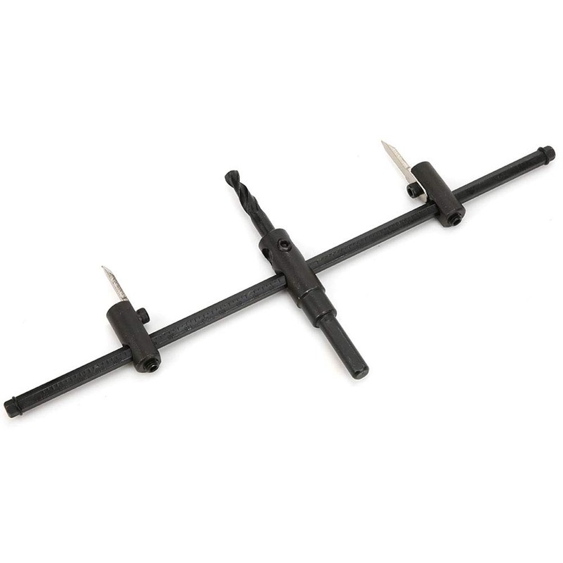 30-200mm Ajustable Negro, Broca Avellanadora Circular Agujero Sierra Juego de