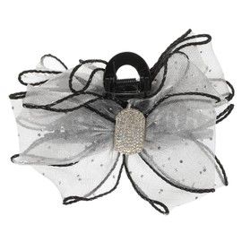 WOONEKY Butterfly Claw Clip with Rhinestone Bowknot Decorative Hair Clip for Thick Hair for Women and Versatile Design
