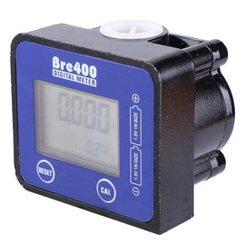 Flow Meter, High Precision, Digital Flow Meter, LCD Display, 5 Digits Display, 1/2" Aluminum Alloy, Oil Flow Meter, Low Flow Control, Measurement, Diesel Gasoline, Diesel, Heavy Oil, Kerosene, Turbine Oil, Flow Measurement Digital Turbine Meter