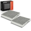 Frankberg 2x Cabin Air Filter Pollen Filter with Activated Carbon