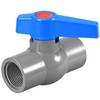 sourcing map Ball Valve, G3/4 Female Thread PVC Valve for