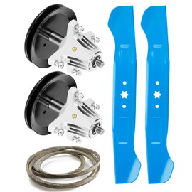 ILONPA Spindle Blade Belt Kit for Craftsman T1600 T1900 618-06989 918-06989 742-04244 942-04244A 942-04290 742-04290 954-04219 754-04219 Deck Rebuild Kit