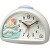 RHYTHM 4SE563MB03 Cinnamorol, Electronic Sound Alarm, White