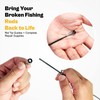 Rod Tip Repair Kit with Glue,Complete Supplies for Freshwater &