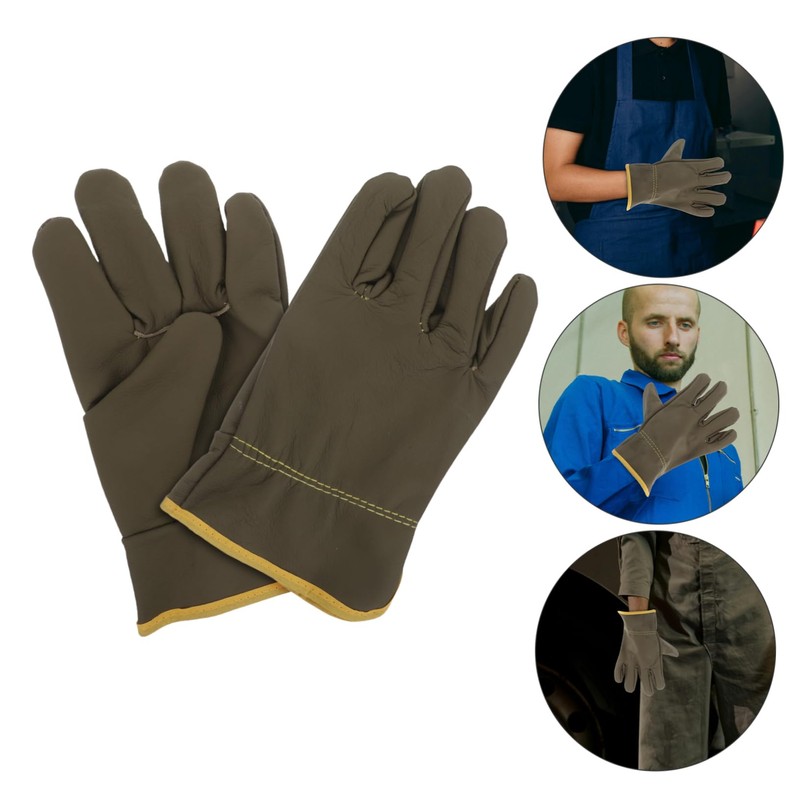 ULTECHNOVO 1 Pair High Heat Resistant Welding Gloves for Electricians