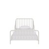 Little Seeds Quinn Whimsical Metal Toddler Bed, Off White