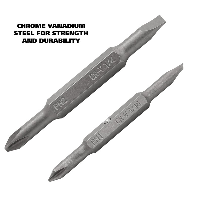 GreatNeck 11-in-1 Multi-Bit Screwdriver and Nut Driver (6-in1 Round Handle)