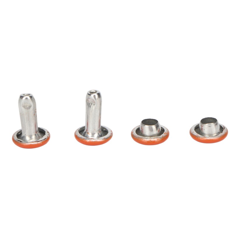 500 Sets Metal Studs Rivets 6x8mm Iron High Hardness Strong