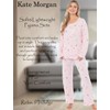 KATE MORGAN Ladies lightweight cosy pyjamas | Womens loungewear sets