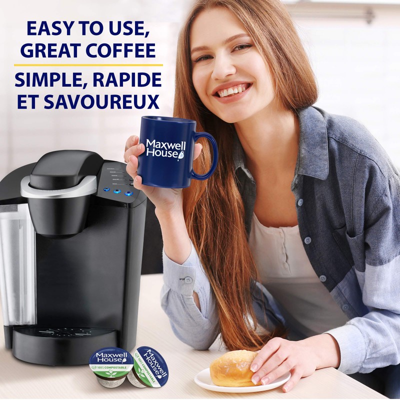 Maxwell House Morning Blend Coffee 100% Compostable K Cup Coffee