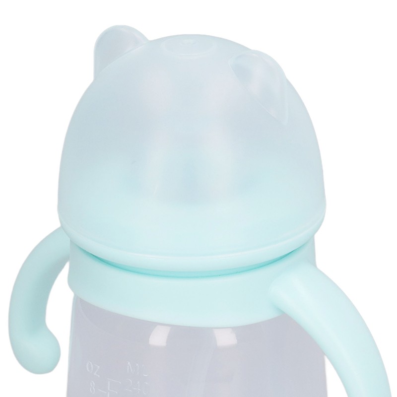 3pcs Self Grip Baby Bottle Bear Shaped Detachable Leakproof Infant