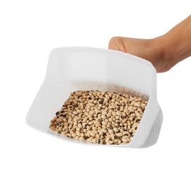 Rubbermaid Commercial Products Rubbermaid Commercial Products Food Service Utility Scoop, 64-Ounce, White, for Ice/Bar and Ingredient Use in Restaurant/Kitchen