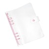 PATIKIL A5 Clear Binder Cover, Soft PVC Loose Leaf Binder