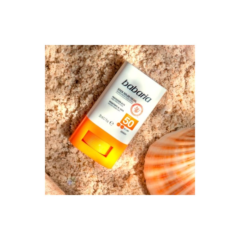 Babaria - Bloqueador Solar Facial en Barra FPS 50 Protector