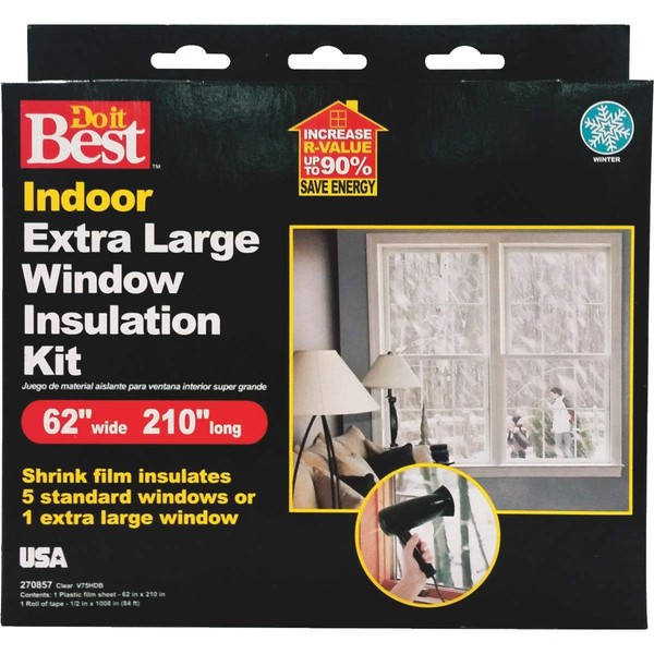 Thermwell V75HDB Heat Shrink Film Window Kit