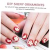 TOVINANNA 4sets Flower Nail Art Stickers Chic Floral Designs for