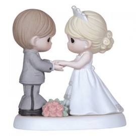 Precious Moments, From This Day Forward Bisque Porcelain Figurine, 123017