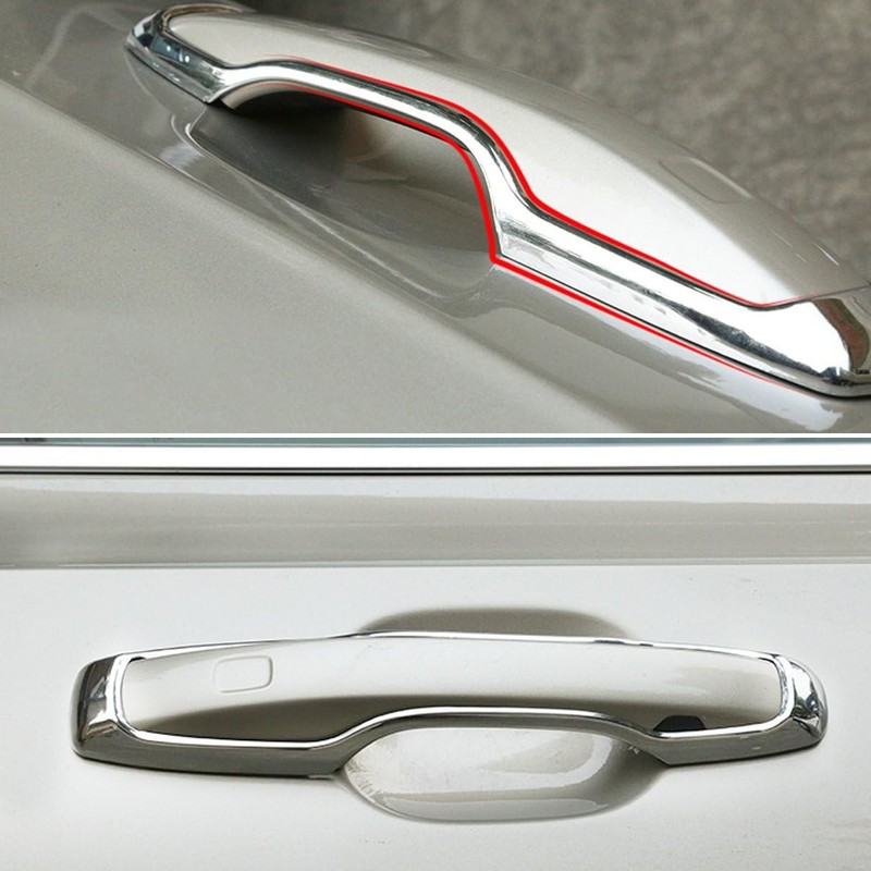 Bayyee 4Pcs Chrome Door Handle Cover for Volvo XC90 2016