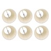 6PCS Set Small Lamp Shade Modern Style Cloth Clip On