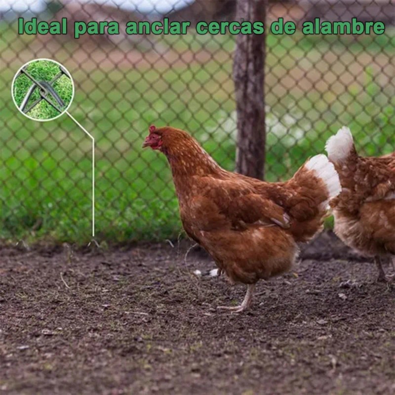 Estacas Piquetas Para Exterior Tienda De Campaña 20 Piezas