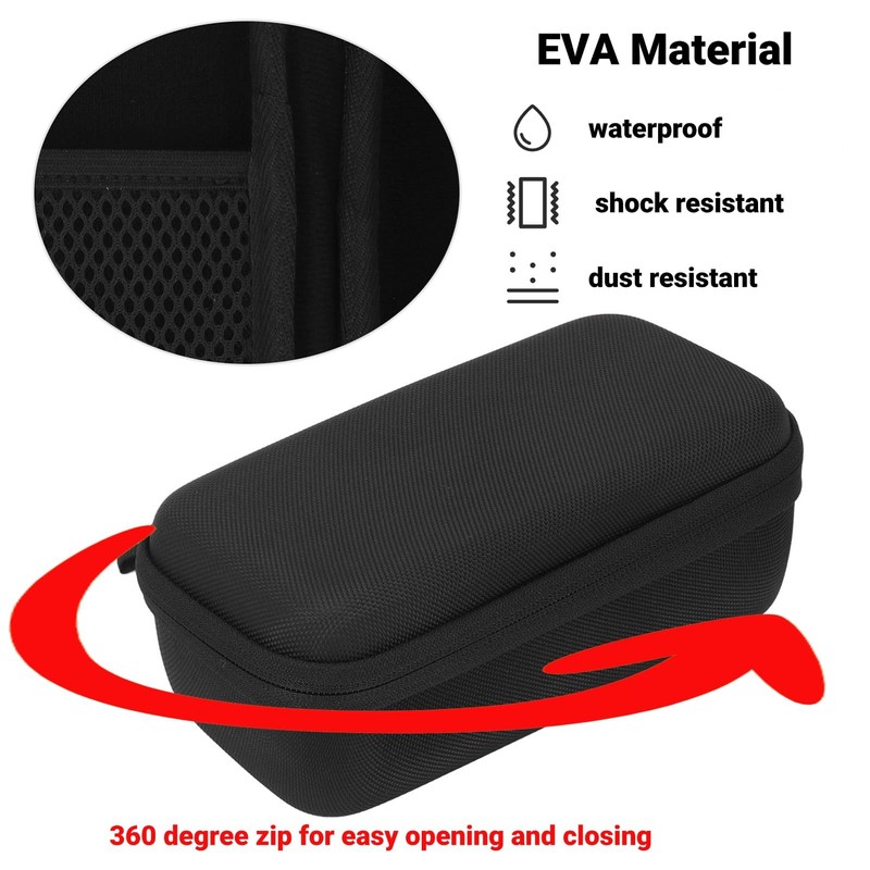 EIMSOAH Hard Portable Case, EVA Shockproof Waterproof Storage Bag with