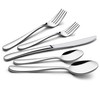 LIANYU 60-Piece Heavy Duty Silverware Set, Stainless Steel Flatware Cutlery