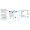 Magnium 60 Capsulas, 8 Compuestos de Magnesio Premium, (Treonato, Aspartato,