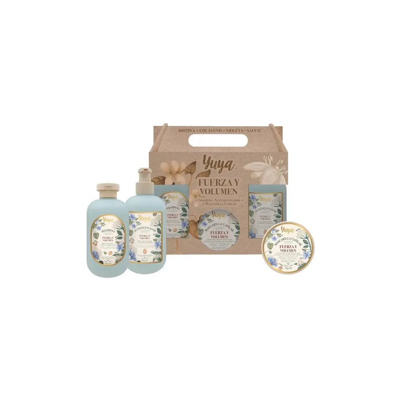 Shampoo, Acondicionador Y Mascarilla Capilar Yuya