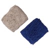 2pcs Fish Net Decoration Cotton Soft Comfortable Mediterranean Style Beige