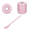 Creative Deco 200 m Pastel Pink Macrame Yarn Cotton Polyester