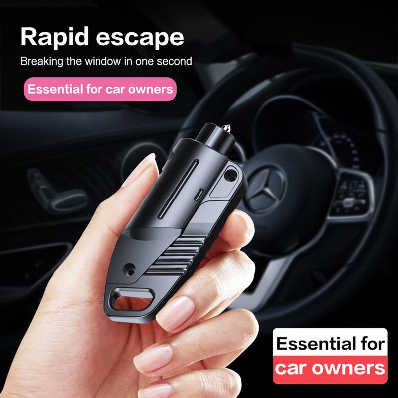 Window Breaker Seatbelt Cutter Hammerdex Emergency Car Escape Survival Stuff