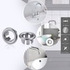 SKYPIA 4 Pcs Sink Overflow Ring Set Bathroom Accessary Kitchen