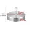 Adjustable Burger Press,Stainless Steel Hamburger Press Patty Maker,Solid Burger Maker