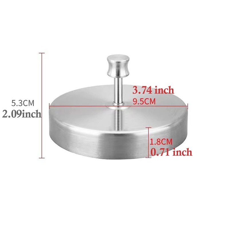 Adjustable Burger Press,Stainless Steel Hamburger Press Patty Maker,Solid Burger Maker