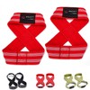 MOOCY Figure 8 Lifting Straps for Deadlift,Weightlifting,Strongman,& Cross Training Strong