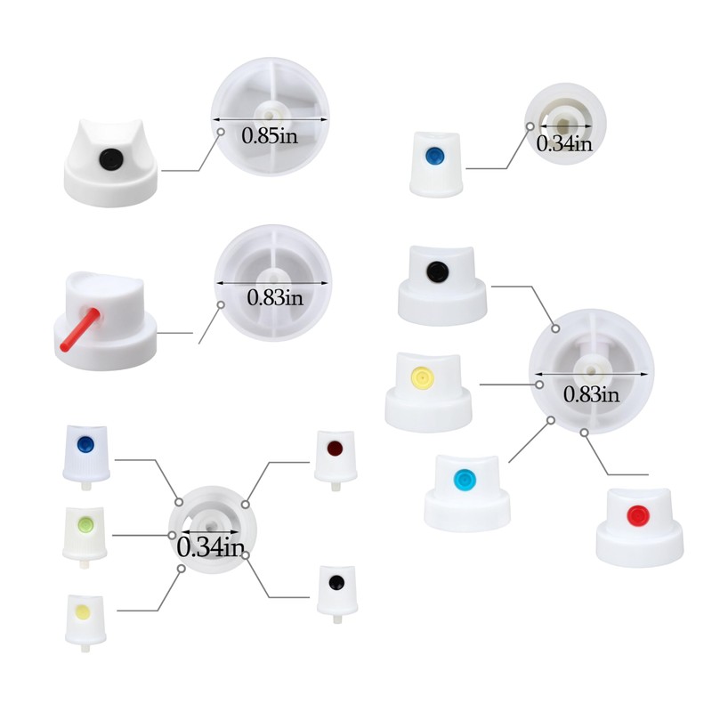 Universal Spray Paint Caps for different spray cans-Spray Can Nozzle-Spray