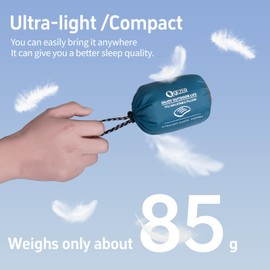 QEZER Ultralight Inflatable Camping Pillow, Portable Compact Small Cushion for Travel, Camping, Beach, Hiking, Outdoor