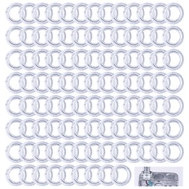 Ypzxola 100 Pcs Rigid Reducing Washer 3/4'' x 1/2'' Zinc Plated Steel Reducing Washer for Metal Outlet Box Knockouts, Corrosion-Resistant Reducing Ring for Secure and Tight Connections (3/4" x1/2")