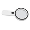 30X Handheld Large Magnifying Glass UV Banknote Inspection Magnifying Glass