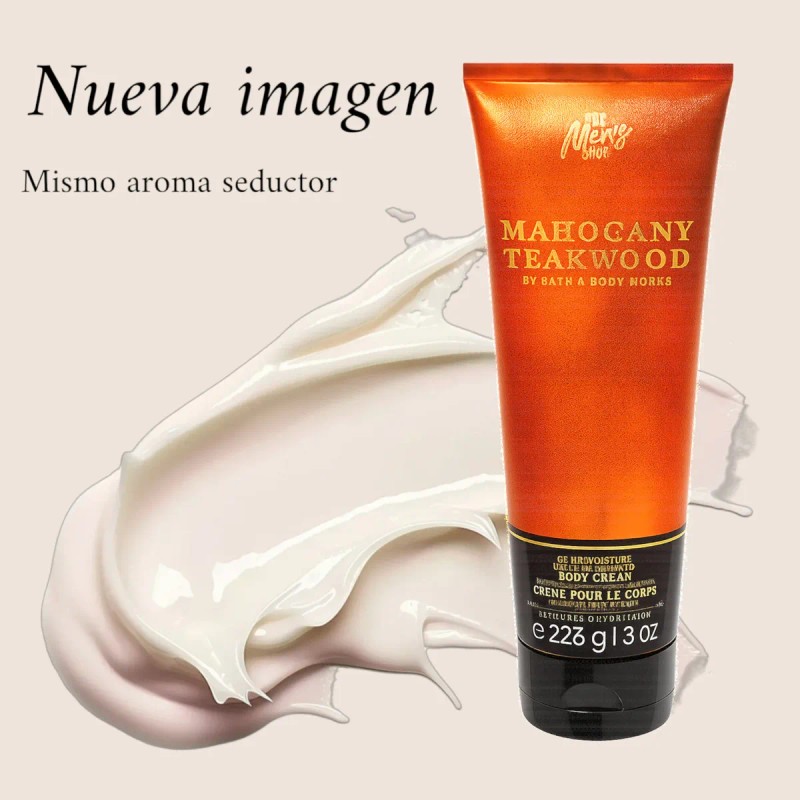 Body Cream Bath And Body Works Mahogany Teakwood Para Hombre