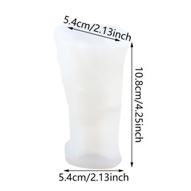 Wedding Dress Candle Silicone Mold Princess Dress Resin Casting Molds for Candle Making Polymer Clay Craft Aromatherapy Plaster Candles Home Decoration