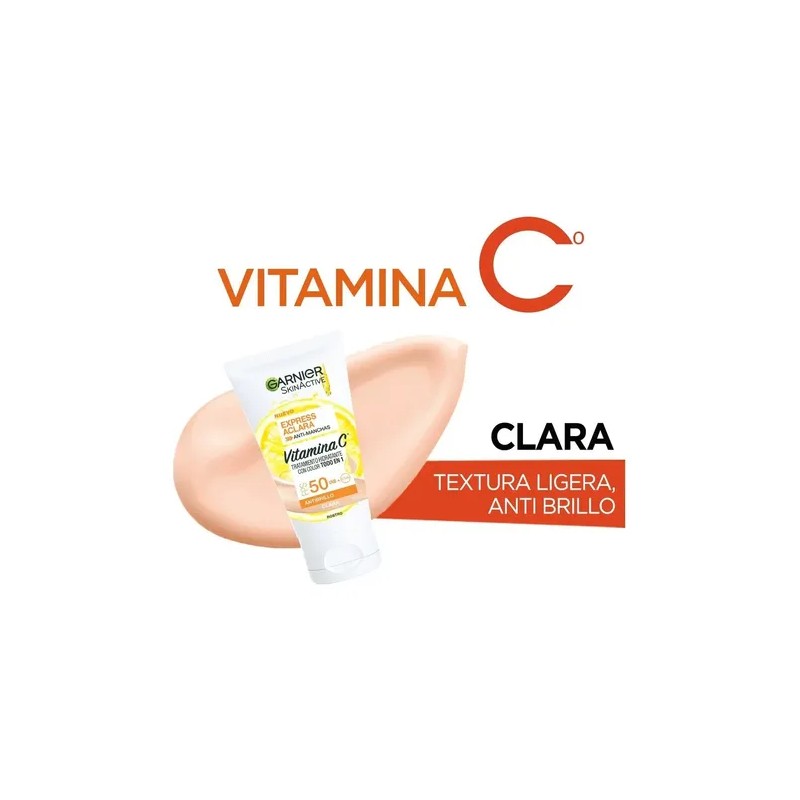 Garnier BB Cream Todo-en-1 tono claro FPS50 | vitamina C