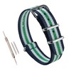 Replacement Thin Nylon Watch Strap Bands (10, 12, 13, 14,