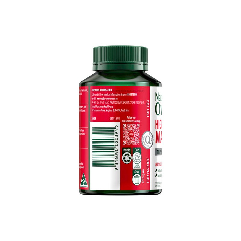 Nature's Own High Strength Magnesium 150 Tablets