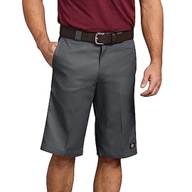 Dickies Mens 13 Inch Relaxed Fit Multi-Pocket Short, Charcoal Gray, 30