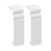 Cablecoach Connector for ‘Berliner Profil’ skirting board made of PVC