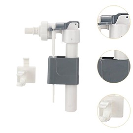 LOVIVER Hidden Toilet Tank Fill Valve, Water Inlet Valve Toilet Component Wall Hung Toilet Tank Part for Home Shop Housewarming Hotel, 1.6cm 13.5x5x22cm