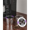 Universal Refillable Coffee Pods with 5 Holes, Suitable for k