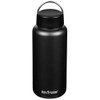 Klean Kanteen 40oz 1182ml Wide Water Bottle with Loop Cap, Black