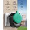 DEWENWILS Outdoor Radio Sockets with Remote Control, 16 A, 3680